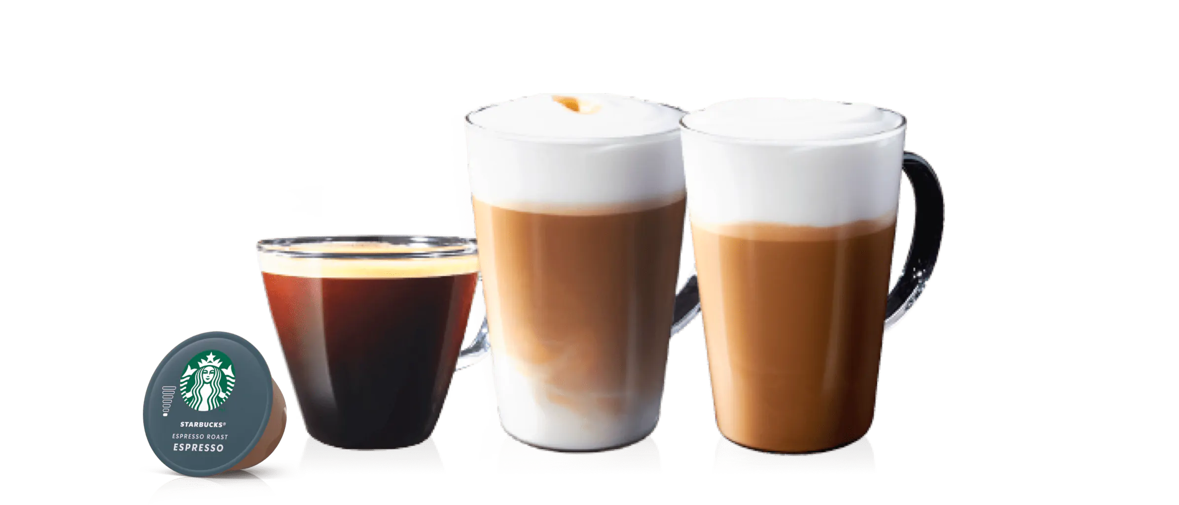 Koffiesmaken | Starbucks koffie NESCAFÉ Dolce Gusto header image