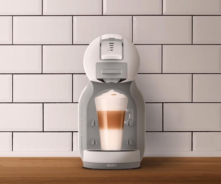 Close Up Mini Me White & Arctic Grey Coffee Machine Coffee Machine NESCAFÉ® Dolce Gusto®